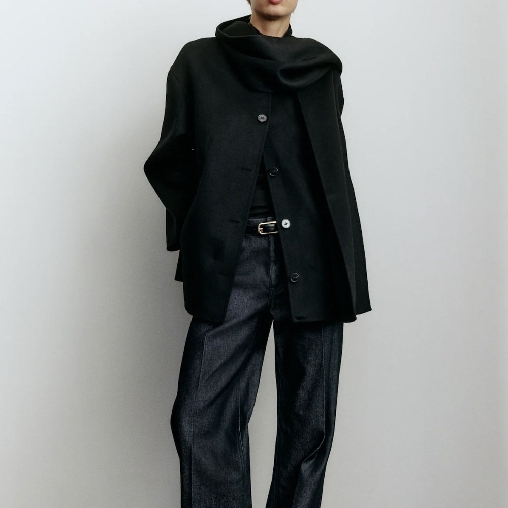 NWT H&M Handmade Wool-Blend Coat